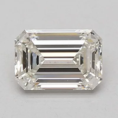 1.10ct G VVS2 Rare Carat Ideal Cut Emerald Lab Grown Diamond