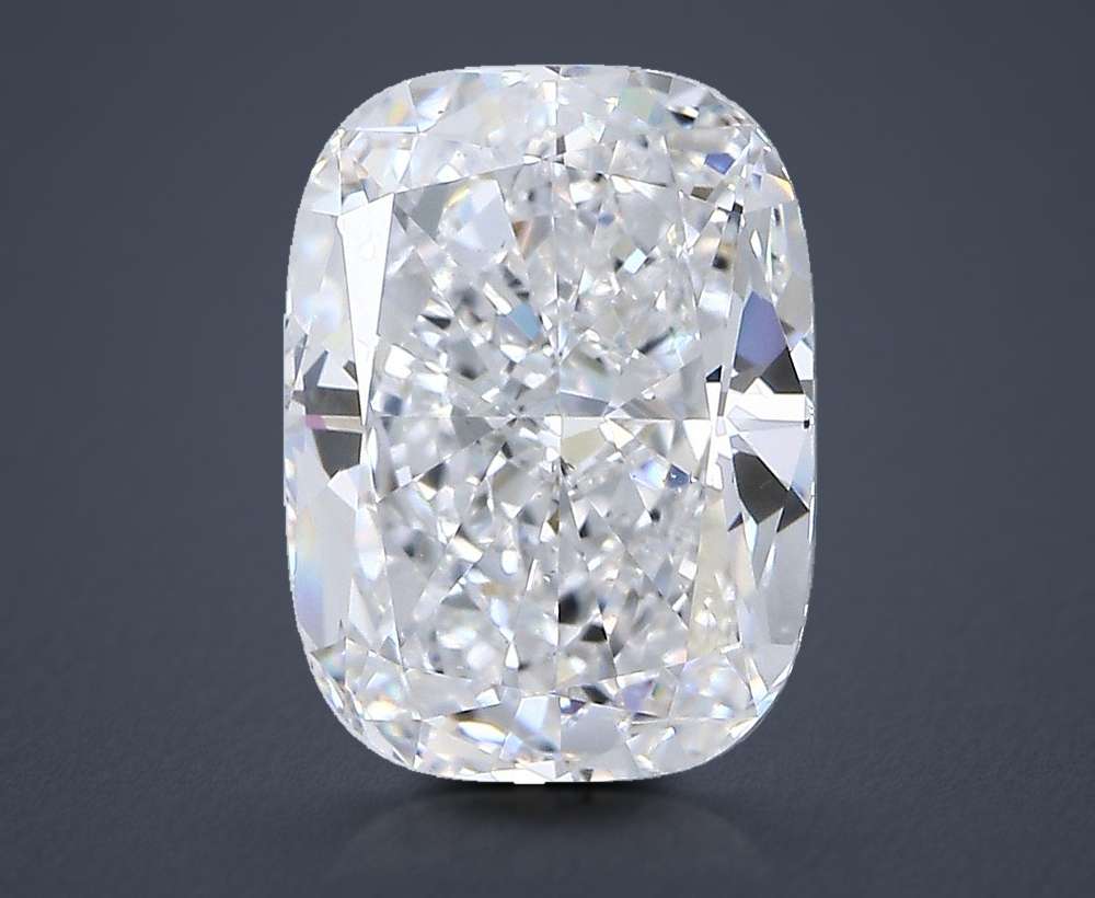 4.04ct E SI1 Rare Carat Ideal Cut Cushion Diamond