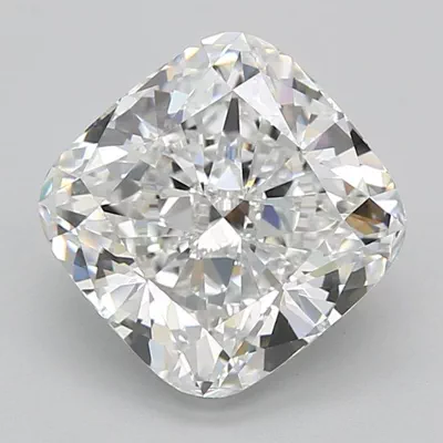 3.03ct E VVS1 Rare Carat Ideal Cut Cushion Lab Grown Diamond