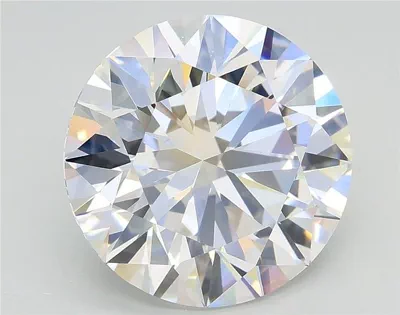 5.05ct F VS1 Rare Carat Ideal Cut Round Lab Grown Diamond
