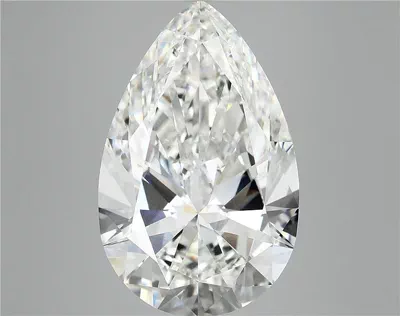 11.02ct F VVS2 Rare Carat Ideal Cut Pear Lab Grown Diamond