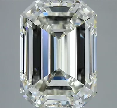 5.01ct K VVS2 Rare Carat Ideal Cut Emerald Diamond