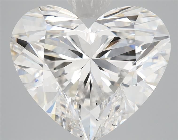 5.71ct E VS2 Rare Carat Ideal Cut Heart Lab Grown Diamond