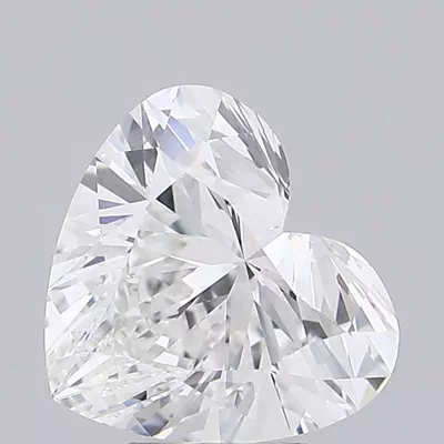 4.15ct F VS1 Rare Carat Ideal Cut Heart Lab Grown Diamond