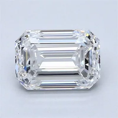 1.70ct D VS1 Rare Carat Ideal Cut Emerald Diamond