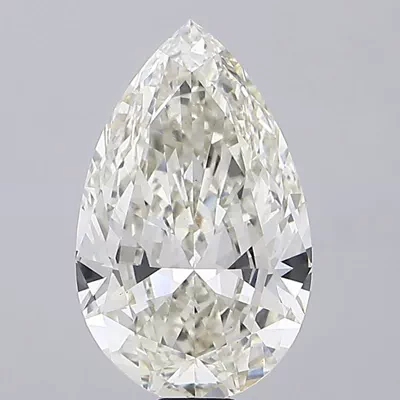 30.49ct J VS1 Very Good Cut Pear Lab Grown Diamond