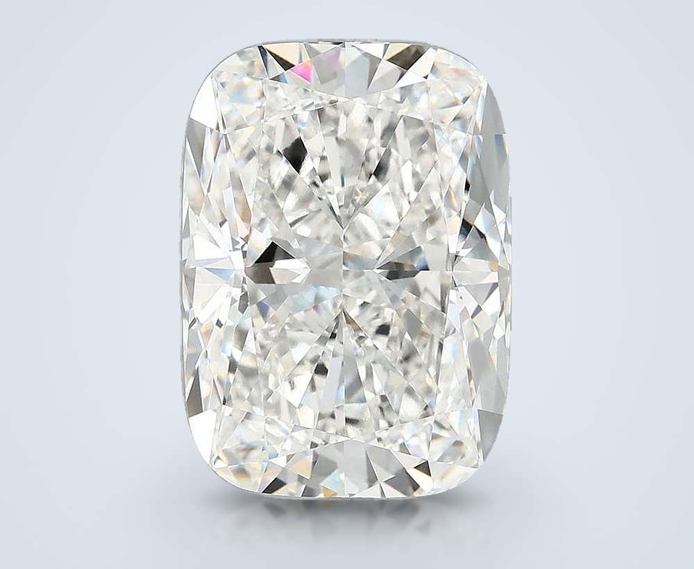 9.58ct F VVS2 Rare Carat Ideal Cut Cushion Lab Grown Diamond
