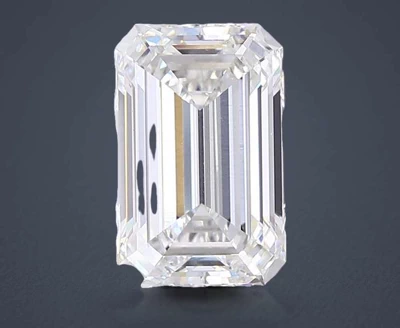 15.07ct G VVS2 Rare Carat Ideal Cut Emerald Lab Grown Diamond