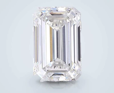 15.07ct G VVS2 Rare Carat Ideal Cut Emerald Lab Grown Diamond
