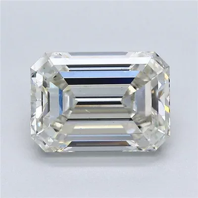 3.51ct I VS2 Rare Carat Ideal Cut Emerald Lab Grown Diamond