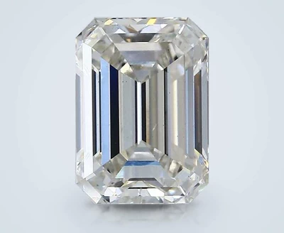 3.51ct I VS2 Rare Carat Ideal Cut Emerald Lab Grown Diamond