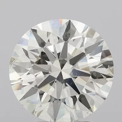 5.06ct K SI1 Rare Carat Ideal Cut Round Diamond