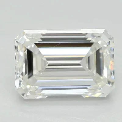 1.05ct E VS2 Excellent Cut Emerald Lab Grown Diamond