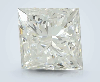 4.02ct E VVS2 Rare Carat Ideal Cut Princess Lab Grown Diamond