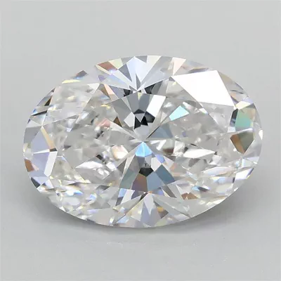 2.03ct D VS1 Rare Carat Ideal Cut Oval Lab Grown Diamond