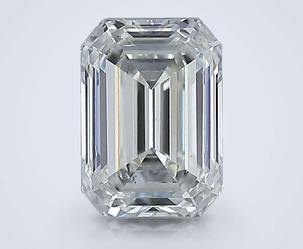 1.15ct K SI1 Rare Carat Ideal Cut Emerald Diamond