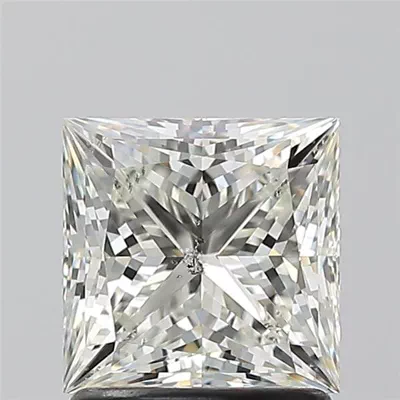 1.50ct K SI2 Rare Carat Ideal Cut Princess Diamond