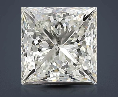 1.50ct K SI2 Rare Carat Ideal Cut Princess Diamond