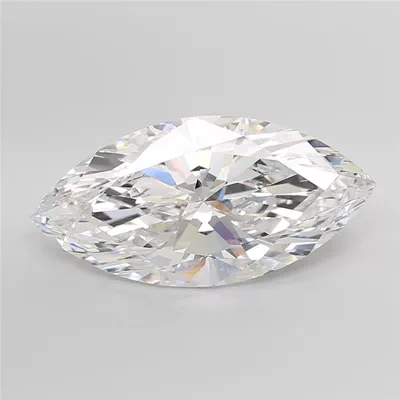 11.10ct E VVS2 Rare Carat Ideal Cut Marquise Lab Grown Diamond