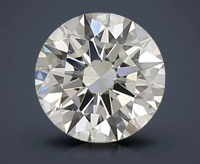 0.51ct K VVS2 Rare Carat Ideal Cut Round Diamond