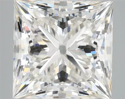 6.16ct G VS1 Rare Carat Ideal Cut Princess Lab Grown Diamond