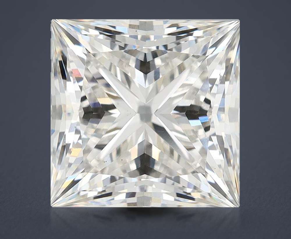 6.16ct G VS1 Rare Carat Ideal Cut Princess Lab Grown Diamond