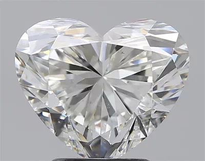 3.00ct H SI1 Rare Carat Ideal Cut Heart Diamond