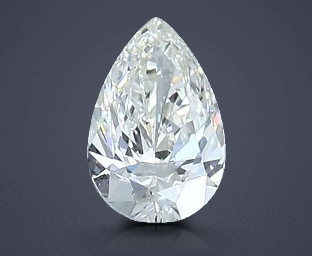 0.52ct I VVS1 Rare Carat Ideal Cut Pear Diamond