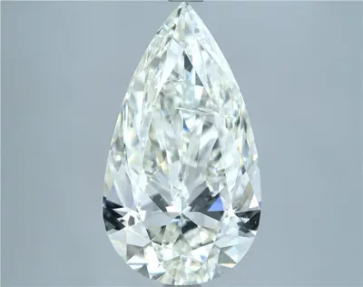 4.06ct I SI2 Rare Carat Ideal Cut Pear Diamond