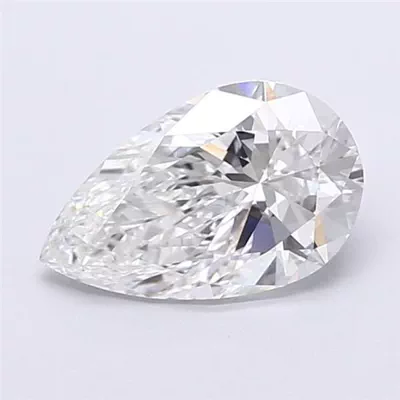 2.13ct E VVS2 Rare Carat Ideal Cut Pear Lab Grown Diamond