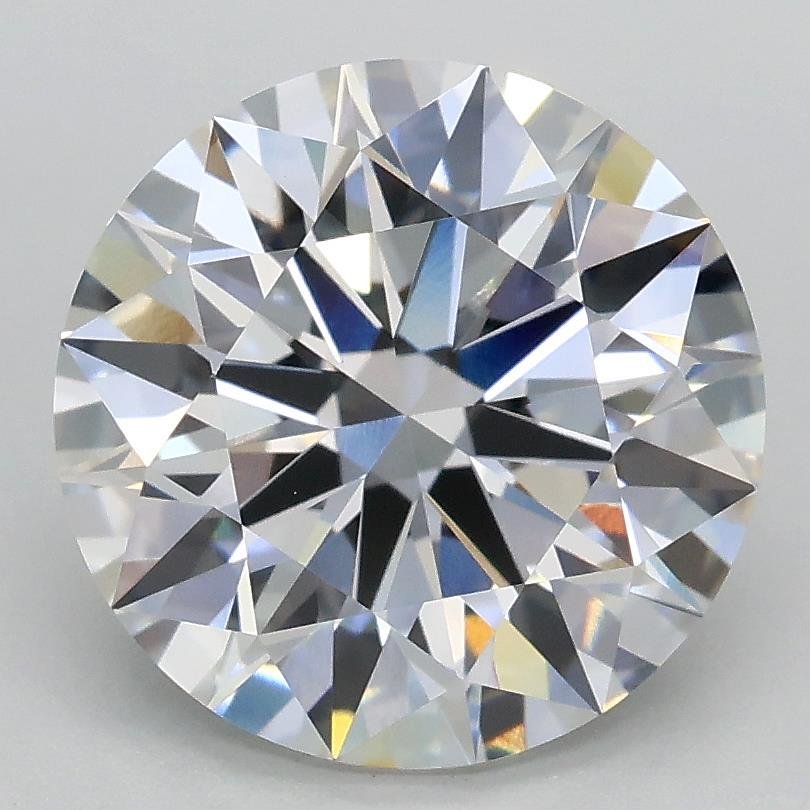 3.08ct E VVS2 Rare Carat Ideal Cut Round Lab Grown Diamond