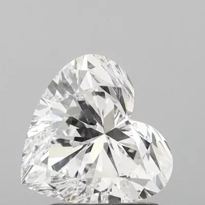 1.64ct D VS2 Rare Carat Ideal Cut Heart Lab Grown Diamond