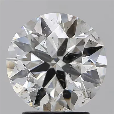 2.70ct H SI2 Rare Carat Ideal Cut Round Diamond