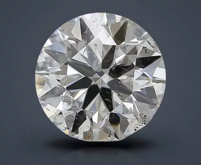2.70ct H SI2 Rare Carat Ideal Cut Round Diamond