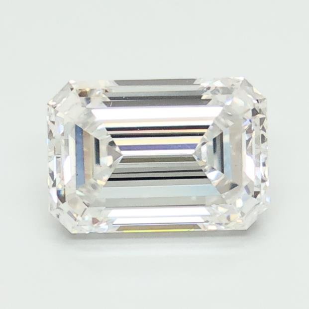 1.37ct D VS2 Rare Carat Ideal Cut Emerald Lab Grown Diamond