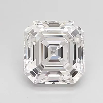 2.06ct E VVS2 Rare Carat Ideal Cut Asscher Lab Grown Diamond