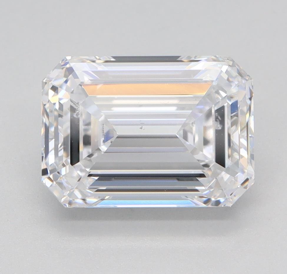 2.04ct D VS2 Rare Carat Ideal Cut Emerald Lab Grown Diamond
