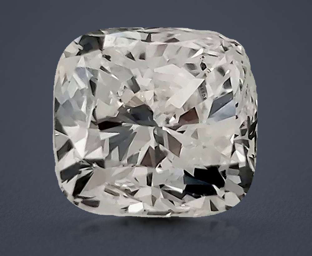 1.53ct E SI1 Very Good Cut Cushion Diamond