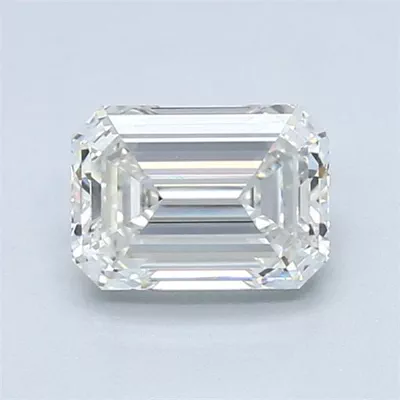 1.05ct H VVS2 Rare Carat Ideal Cut Emerald Diamond