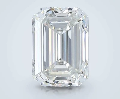 1.05ct H VVS2 Rare Carat Ideal Cut Emerald Diamond