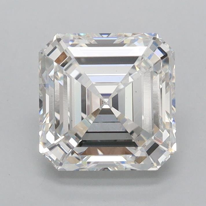 1.51ct D VS2 Rare Carat Ideal Cut Asscher Lab Grown Diamond