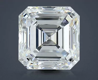 4.03ct F VS1 Rare Carat Ideal Cut Asscher Diamond