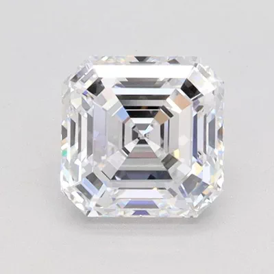 1.08ct E IF Rare Carat Ideal Cut Asscher Lab Grown Diamond