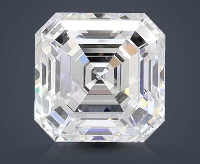 1.08ct E IF Rare Carat Ideal Cut Asscher Lab Grown Diamond