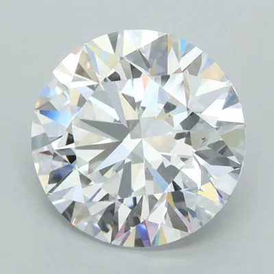 4.37ct D FL Rare Carat Ideal Cut Round Lab Grown Diamond
