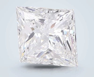 2.54ct E VS1 Very Good Cut Princess Lab Grown Diamond