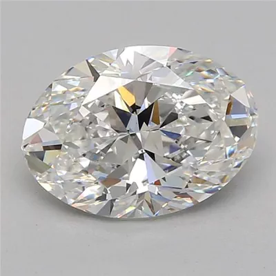 3.71ct F VS2 Rare Carat Ideal Cut Oval Diamond
