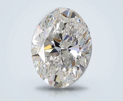 3.71ct F VS2 Rare Carat Ideal Cut Oval Diamond