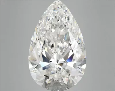 11.54ct F VS1 Rare Carat Ideal Cut Pear Lab Grown Diamond