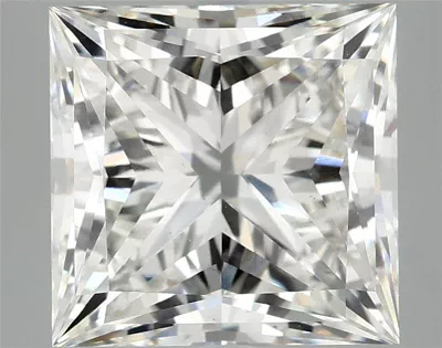 5.05ct G VS1 Rare Carat Ideal Cut Princess Lab Grown Diamond